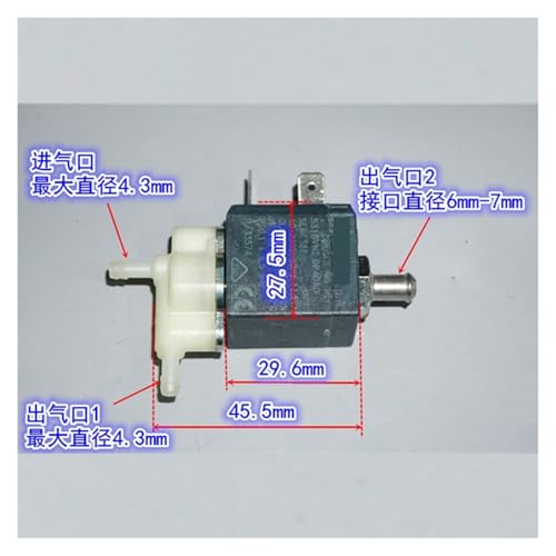 Électrovanne normalement ouverte 220V compatible série E588 pour vapeur et eau - 4