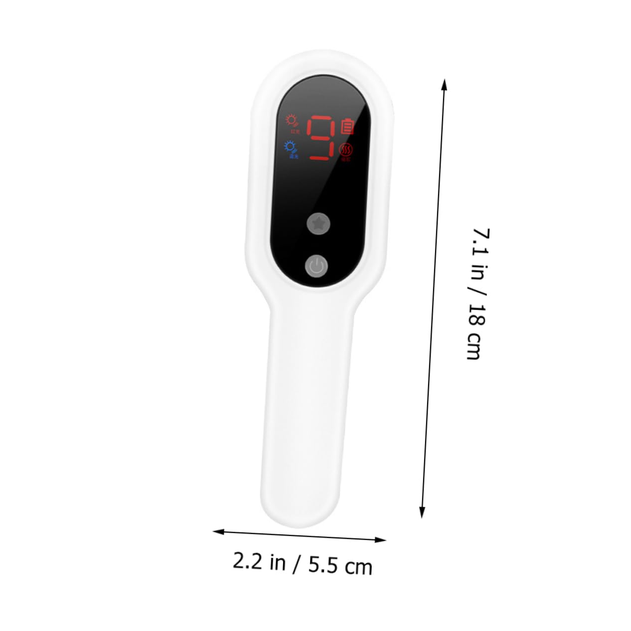 Housoutil Pettine Elettrico per Massaggio Capelluto Set 1, Spazzola Massaggiante in Abs e Tpu per Aumento Circolazione Sanguigna e Rilassamento Chioma