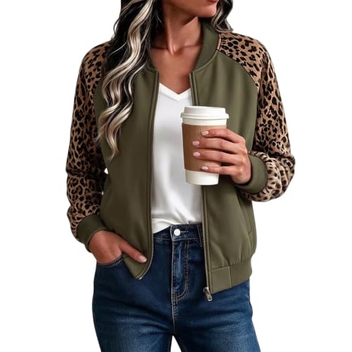 Jackets for Women Trendy Zip Up Coat Lightweight Fall Jackets with Pockets - image 2