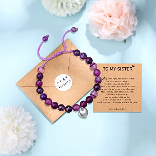 Ungent Them Sister Bracelet, Sister Gifts From Sister, Christmas Birthday Gifts For Sister Teen Girls Big Sister #TOP2