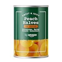 by Amazon Pfirsiche, Halbe Frucht Gezuckert, 411g