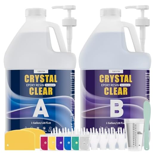 TQELFSS Crystal Clear Epoxy Resin Kit