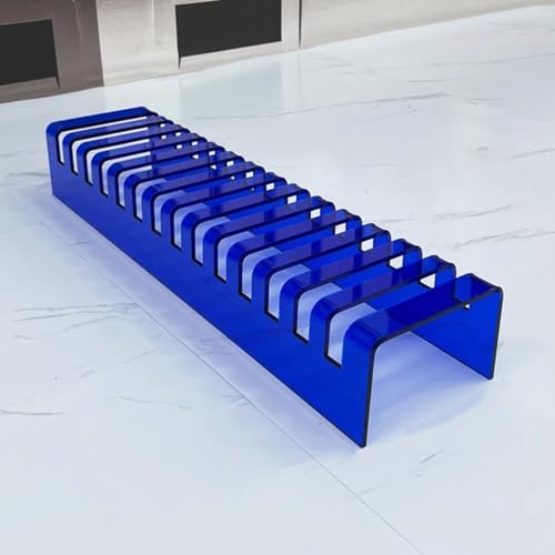 Présentoir pour carrelage de sol en acrylique transparent à 14 fentes
