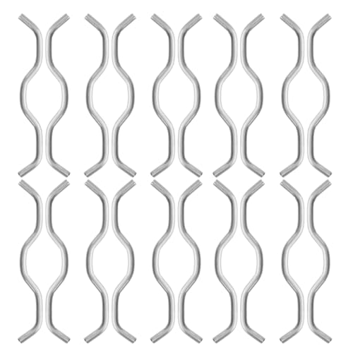 Connecteurs triangulaires pour trampoline en fil d'acier anti rouille forme W