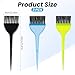 Hair Coloring Dye Brush, 3 Pcs Hair Color Brushes Professional Wide Color Applicator Brushes Reusable Tinting Comb Tool Kit for Women Men Salon Use Home DIY Dyeing (3 Colors)