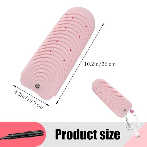 Tapete de silicona resistente al calor para herramientas de cabello miniatura 6
