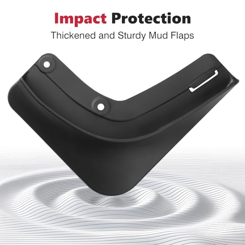 Image of Sunsdrew Mud Flaps for Tesla Model Y Juniper 2025 2026 - All Weather Guard Splash Juniper Guards Mudguards - No-Drill 4PCS Model Y Juniper Fender Flares Accessories
