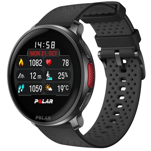 POLAR Vantage V3, Sport Watch with GPS, Heart Rate Monitor, and Extended Battery Life, for Men and Women, Offline Maps, Running, Triathlon, Black