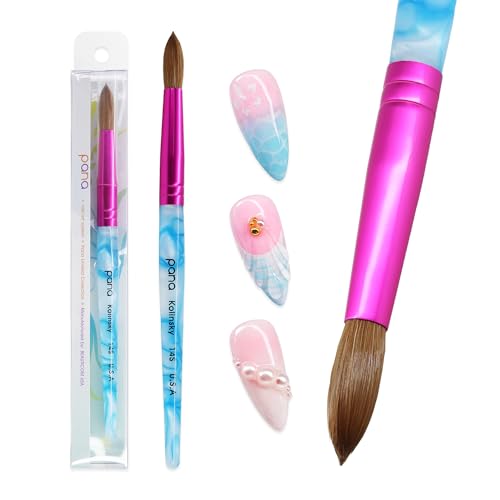 PANA Pure Kolinsky Hair Acrylic Nail Brush - Round Shape