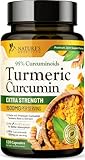 Turmeric Curcumin Supplement 1500mg - Organic Tumeric & BioPerine Black Pepper for Best Absorption with 95% Curcuminoids, Nature's Joint & Immune Support, Non-GMO, Bottled in USA - 120 Capsules