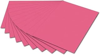Folia 6129 – Cartón fotográfico, 50 x 70 cm, 10 pliegos, Color Rosa