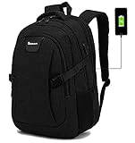 🌞 FUNKTIONAL UND SICHER: Der Rucksack kann mit einem Gepäckgurt am Gepäck / Koffer befestigt werden. Schieben Sie es zum einfachen Tragen über das aufrechte Handrohr des Gepäcks. Mit einer versteckten Diebstahlschutztasche auf der Rückseite, die vor Dieben schützt, sind Ihr Reisepass, Ihre Brieftasche, Ihr Telefon und andere wertvolle Gegenstände geschützt. Interner stoßfester Gürtel zur Befestigung Ihres Laptops und iPad, um ein Verrutschen und Stoßen zu verhindern.