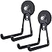 ULIBERMAGNET Magnetic Hooks,Heavy Duty Extra Large Hooks,Power Tool Organizer for Workshop Organization, 2 Pack Tool Hooks for Cordless Drill,Garden Tool,Metal Cabinet,Steel Pegboard(Black)
