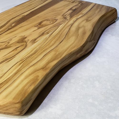 Tabla de Cortar de Madera de Olivo Rock & Branch con Mango para Cocina y Tablas de Charcutería miniatura 4