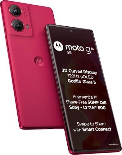 Image of Motorola G85 (Viva Magenta, 12GB RAM, 256GB Storage)
