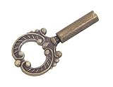 B&P Lamp® Die Cast Key W/Antique Brass Finish