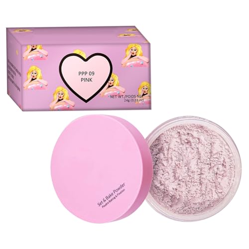 Polvos Fijadores Maquillaje, Polvos Sueltos Matificantes Y Translúcidos, Polvos Sedosos Y Ligeros Para Viajes Al Aire Libre, Salidas Diarias, Cumpleaños, Vacaciones