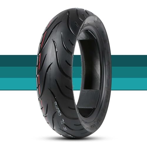 110/70-11 Schlauchloser Motorradreifen 6 P.R. 51J Vorder und Hinterrad Universell | Anti-Punktion Geringer Rollwiderstand | Maximale Last 195 kg | Straßentyp for Scooter Motorrad