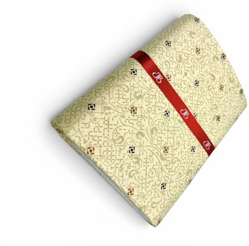 Image of JHABAK'S Unstitched Print Shirt Fabric for Men - Polycotton Material - 2.25Meter Shirt Piece Cloth