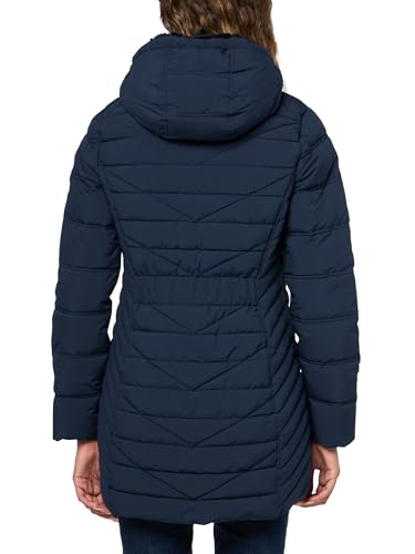Nautica Women's Stretch Puffer Jacket with Faux Fur Lined Hood – Wind & Water-Resistant Winter Coat2