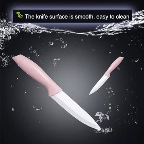 Image of Ceramic Chef Knife - Professional Ceramic Kitchen Knives for Fruits & Vegetables (5IN)