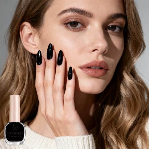 Image of AZUREBEAUTY 10ml Black Nail Polish