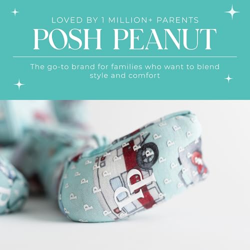 Image of Posh Peanut Convertible Baby Sleepers - Footless Baby Pajamas with 2 Way Zipper for Easy Diaper Changes