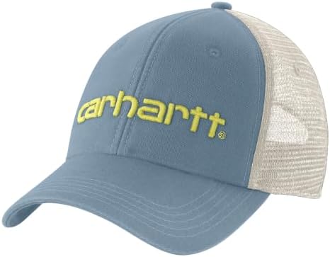 Carhartt Men's Canvas Mesh-Back Logo Graphic Cap Baseball Cap