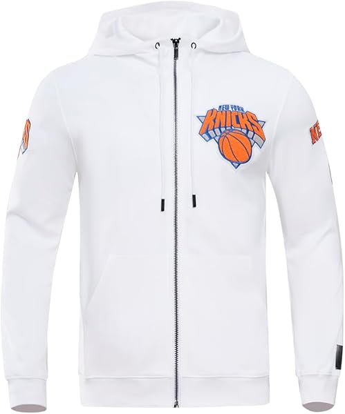 Pro Standard NBA mens Mens Nba Classic Chenille Cotton Double Knit Full Zip Hoodie