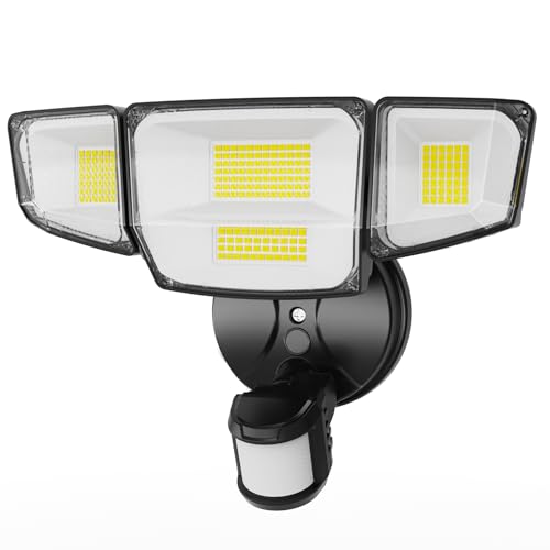 90W 10000LM LED Security Lights Motion Sensor Outdoor Lights, 4
