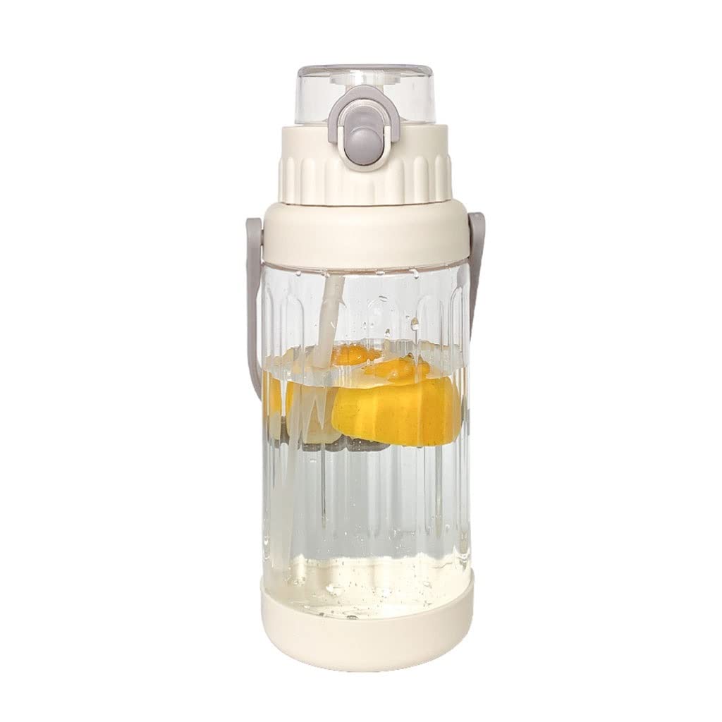 Bouteille d'eau Bouteille d'eau de sport de sport en plein air avec bouilloire de paille bouilloire grande capacité d'escalade portable gymnastique gym gym gym Bouteille Isotherme Gourde Sport ( Blue