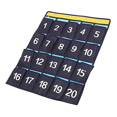 OFFSCH Classroom Mobile Phone Holder Wall Hanging Organizer for Cell Phones Accessories Non Woven Easy to Install with Rings