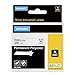 Dymo 18482 Étiquettes Industrielles Autocollantes en Polyester Rhino, 9 mm X 5,5 M, Impression en Noir sur Fond Blanc