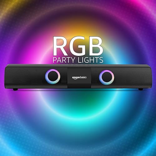 amazon basics 16W Bluetooth Soundbar Speaker with 2000mAh Battery | BT ...
