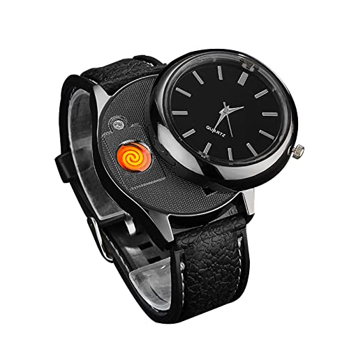 Foern Briquet Électrique 2 en 1, Briquet Rechargeable USB avec Allumage par Fil de Tungstène,...