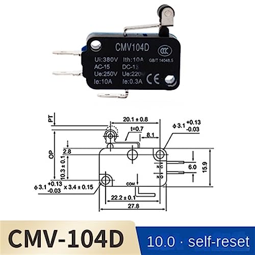 Microswitch CS10N001C2 V15 de voyage pour interrupteur limite CMV100D - 7