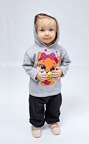 KIT com 3 Conjuntos de Inverno Calça+Blusa Menina (4)
