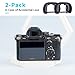 JJC Camera Eyecup Eyepiece Viewfinder for Sony A7 III A7 II A7 A7R IV A7R III A7S II A7S A99 II A9 A58 Camera, Soft Silicone Eye Cup Replacement of Sony FDA-EP18 (2 Pack)