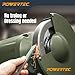 POWERTEC CBN Grinding Wheel 6 Inch 320 Grit, 1-1/4