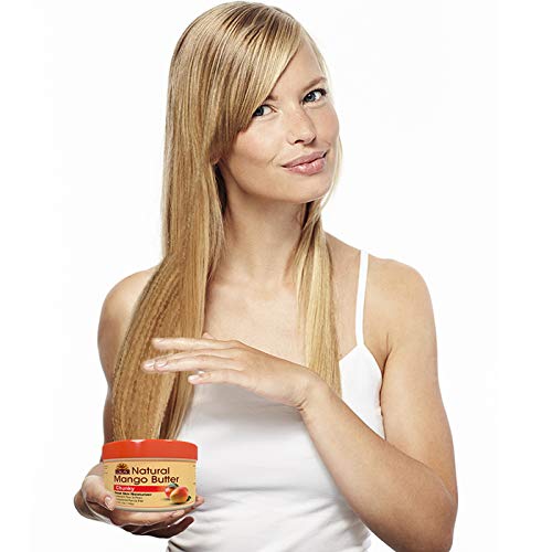 Miniatura 5 de OKAY  Mantequilla de mango  para cabello y piel  Revive e hidrata el cabello seco  Hidrata y calma la piel  100 pura  8 oz