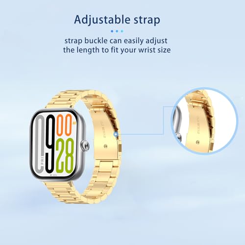 Correa de Acero Inoxidable para Xiaomi Redmi Watch 5 miniatura 6