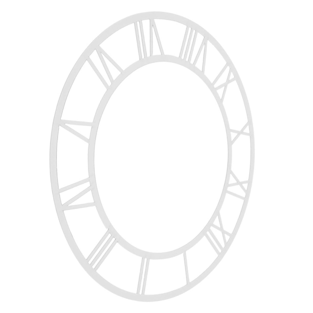 Hemobllo Reloj De Pared con Números Romanos, Adhesivo Redondo De Acrílico con Espejo, para Decorar La Sala De Estar Y La Entrada del Hotel.