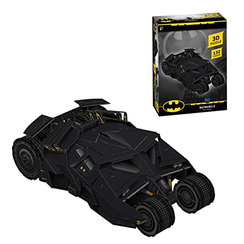 Puzzle 3D Batmóvil - Maqueta Coche Batman | Puzzle 3D Adultos | Puzzle 3D Niños | Maquetas para Construir Adultos | Puzzles 3D | Manualidades Adultos | Puzzles para Adultos Cover