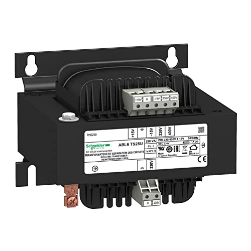 Transformateur monophasé 230 400VCA 115VAC 250VA bobinage cuivre pour armoire de commande