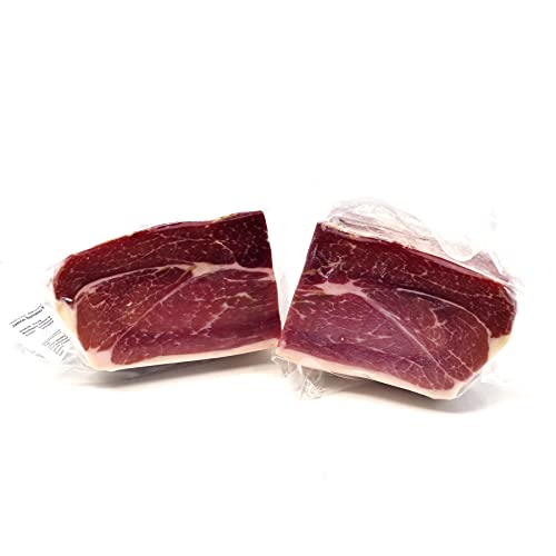 2x 500g Serranoschinken RESERVA am Stück – mindestens 14 Monate gereift, luftgetrocknet aus Spanien (Jamon), ohne Geschmacksverstärker & Farbstoffe
