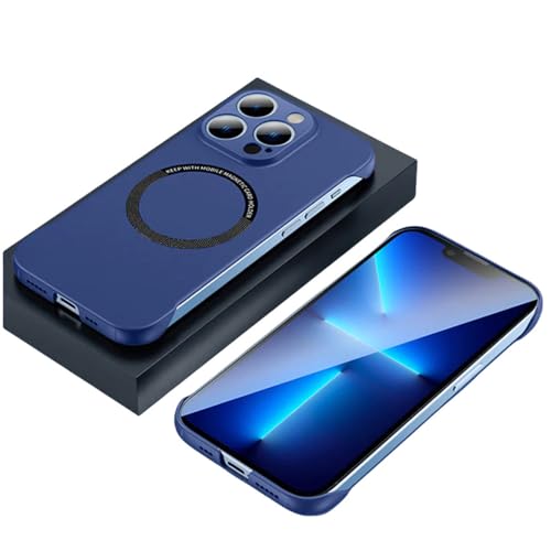 Funda para iPhone 14 Pro Max sin marco que evita huellas y protege contra golpes