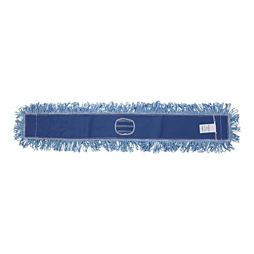 Image of Boardwalk Dust Mop Head, Cotton /Synthetic Blend, 48 inch x 5 inch, Blue