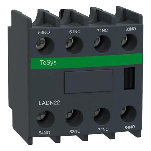 Module de contact auxiliaire LADN22 avec configuration bloc 2NO+2NC