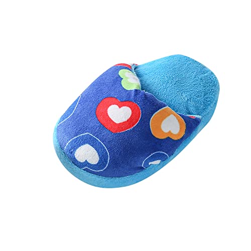 Caritierily Hundespielzeug Kleine Hunde Haustier-Plüsch-Spielzeug-Tierspiel-Quietsch-Spielzeug-Plüsch-Welpen-Spielzeug-Esel-Quietsch-Welpen-Haustierbedarf (Blue, One Size)