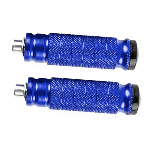 Pédales de support M8 bleu et repose-pieds arrière moto de course haut de gamme